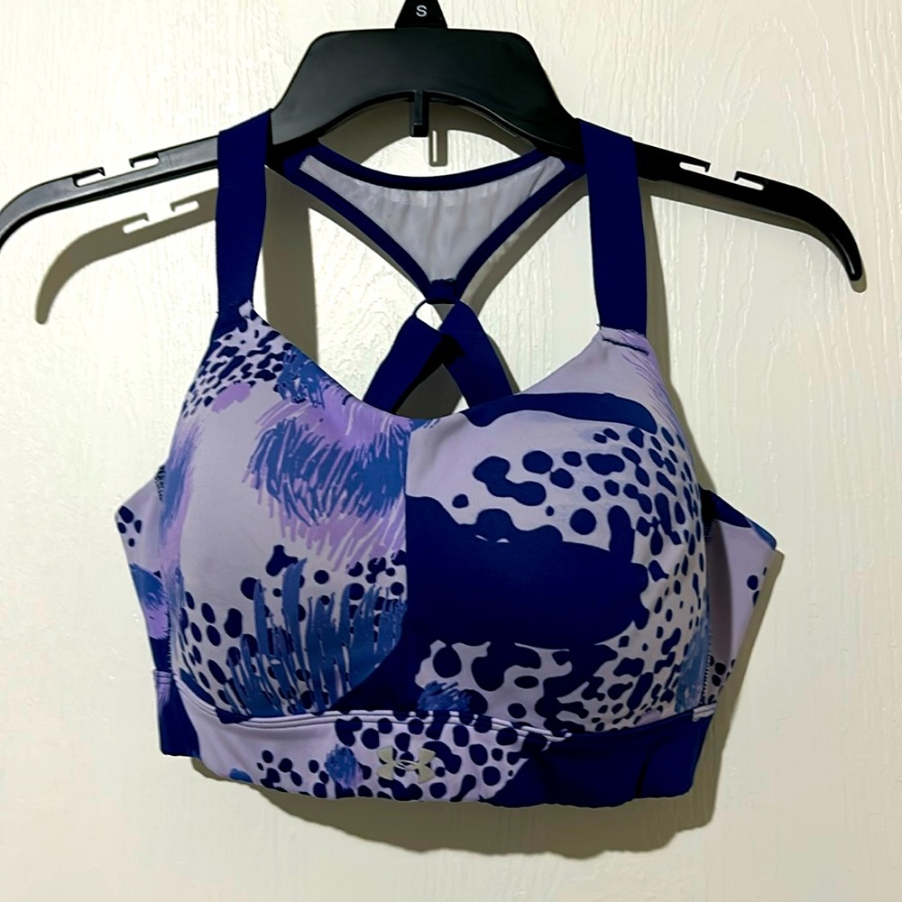 UNDER ARMOUR UA Breathelux High Support Sports Bra 1370740 Size L